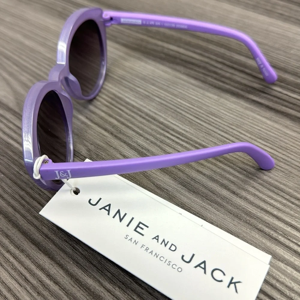 Janie and Jack sunglasses ages 0 to 2 years new with tags purple new